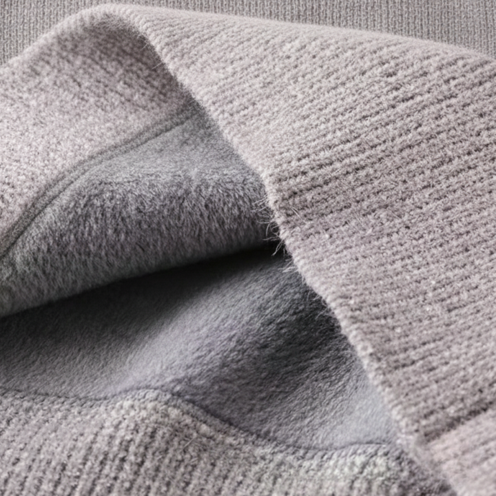 Ethan | Cozy Thick Half-Zip Striped Mens Sweater