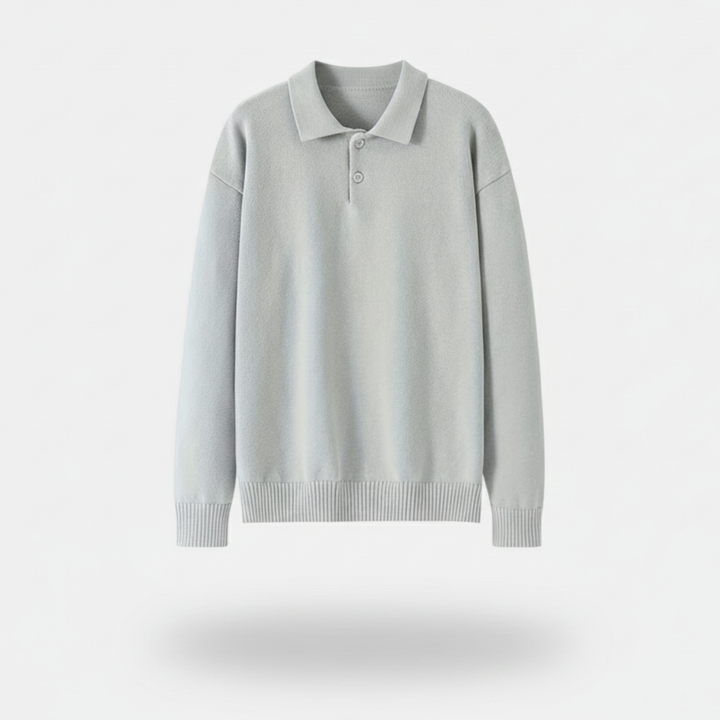 Ethan | Cozy Loose-Fit Polo Sweater