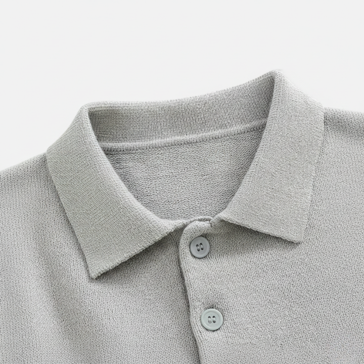 Ethan | Cozy Loose-Fit Polo Sweater