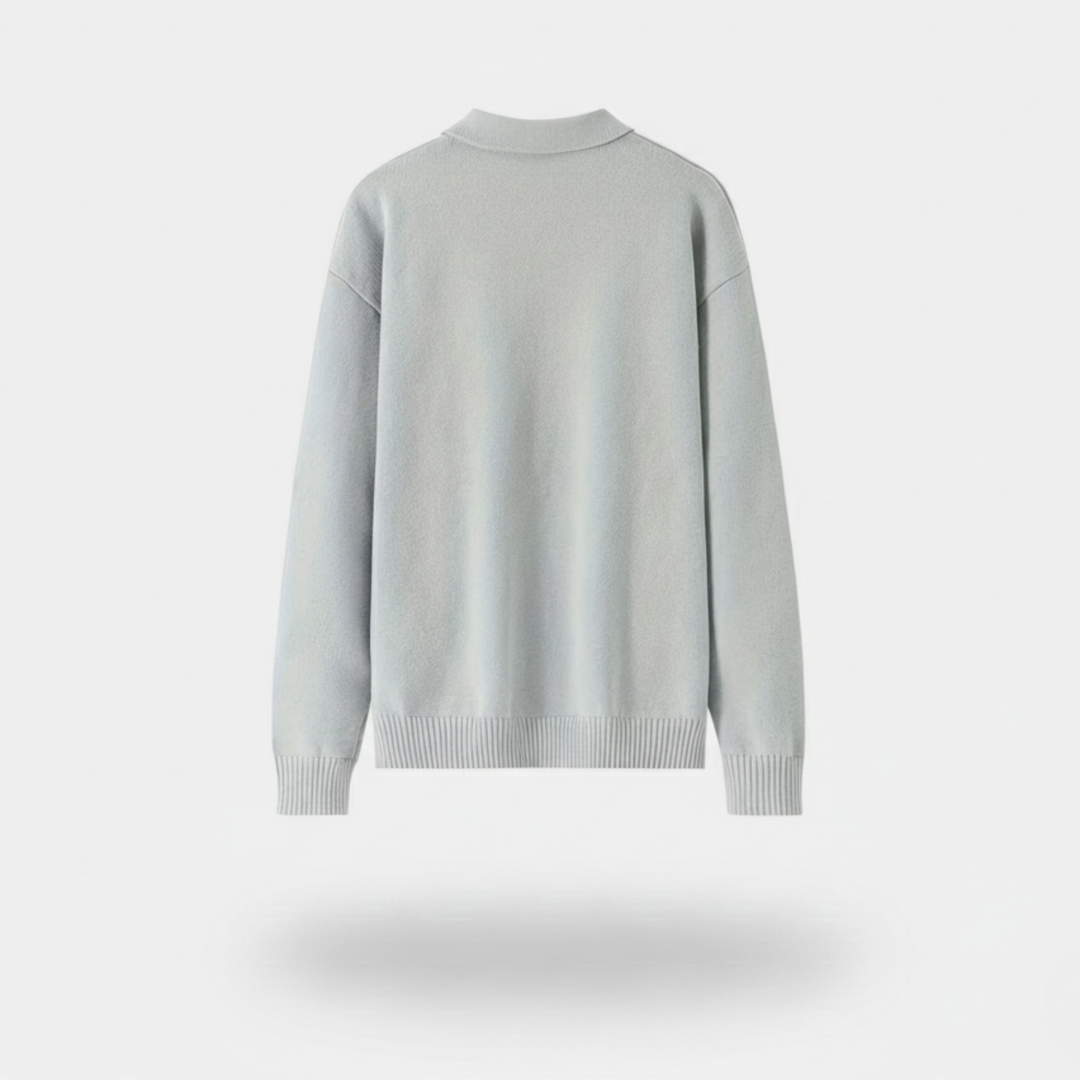 Ethan | Cozy Loose-Fit Polo Sweater