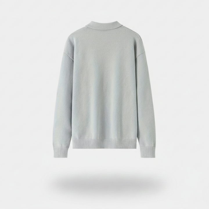 Ethan | Cozy Loose-Fit Polo Sweater