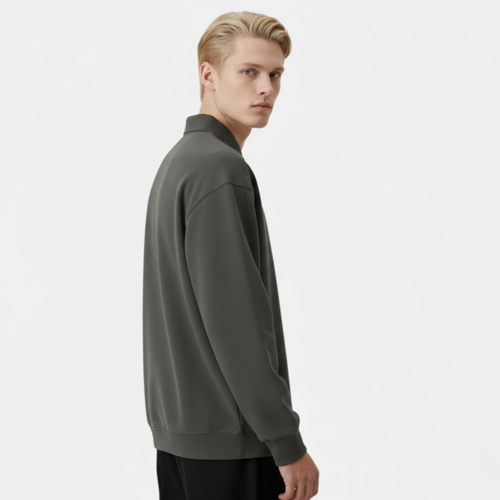 Ethan | Cozy Classic Polo Sweater