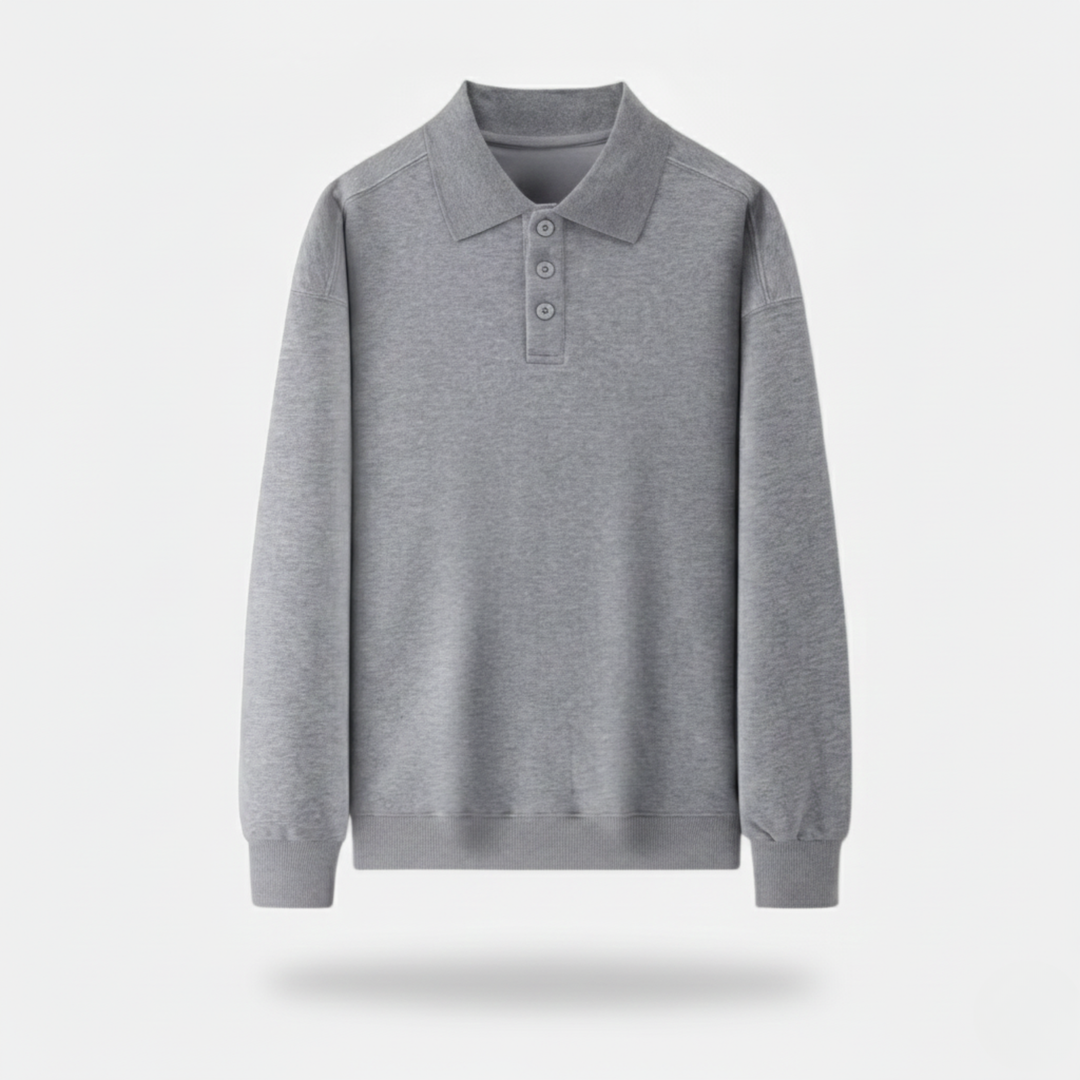 Ethan | Cozy Classic Polo Sweater