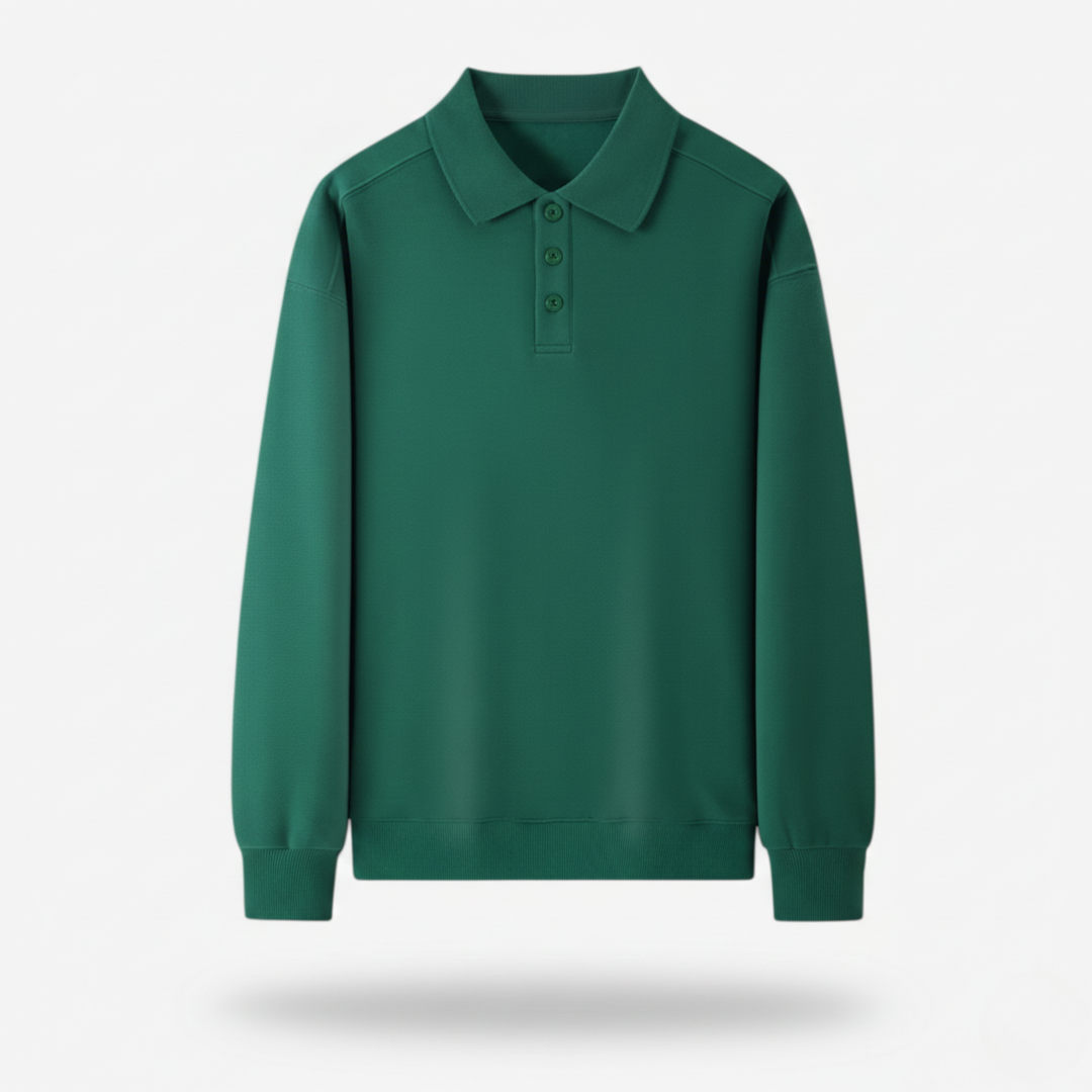 Ethan | Cozy Classic Polo Sweater