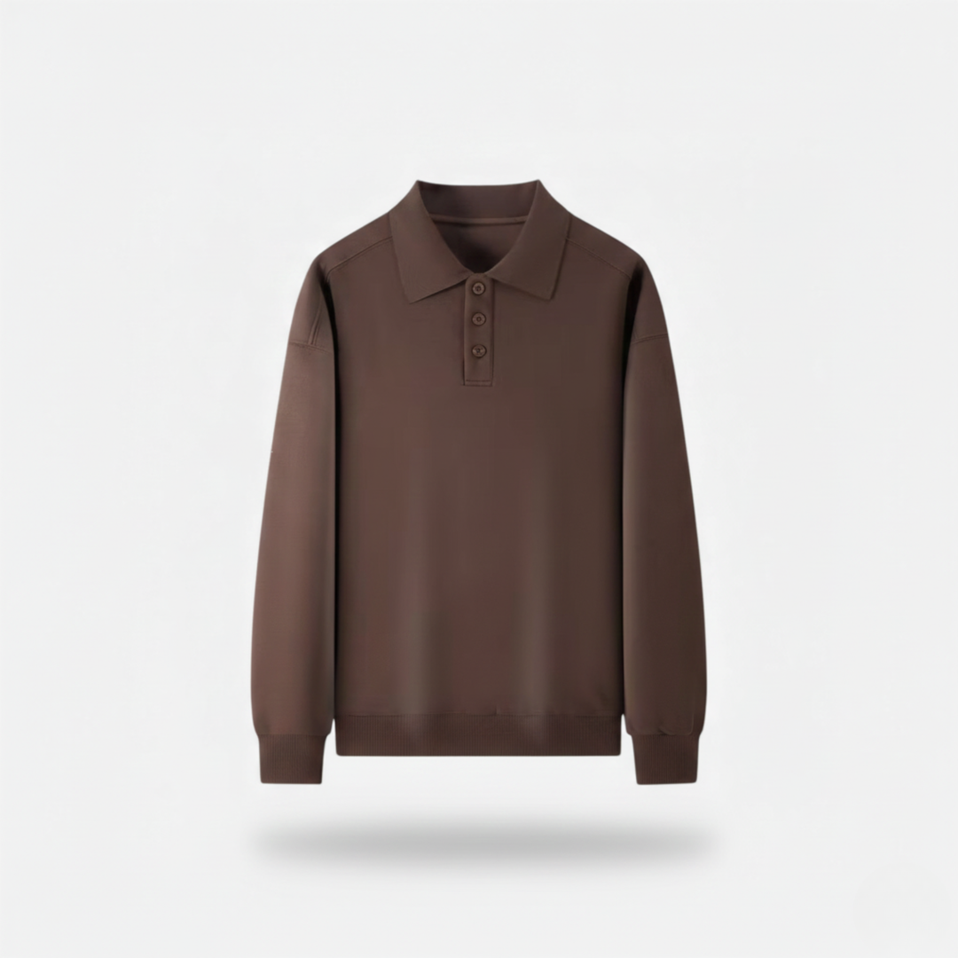 Ethan | Cozy Classic Polo Sweater