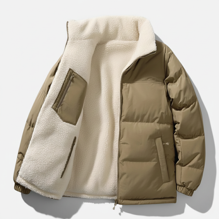Ethan | Plush-Lined Thick Men's Winter Puffer Jacket