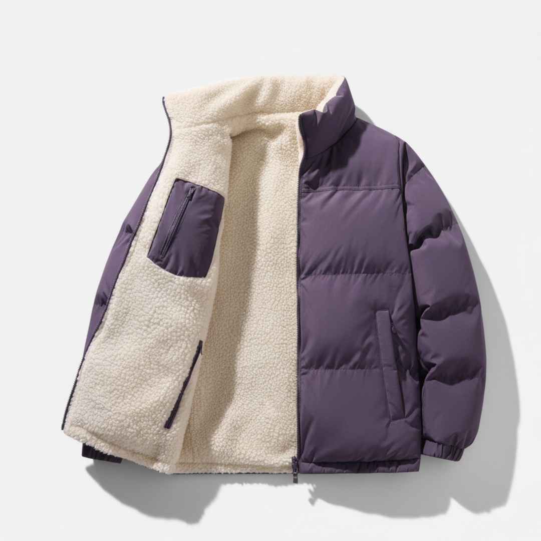 Ethan | Plush-Lined Thick Men's Winter Puffer Jacket