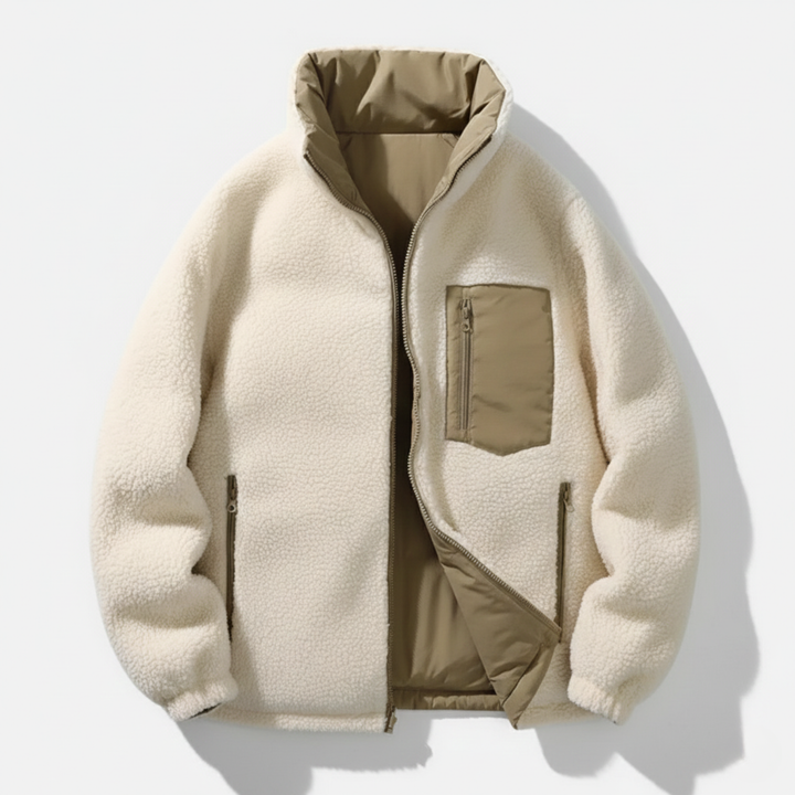 Ethan | Plush-Lined Thick Men's Winter Puffer Jacket