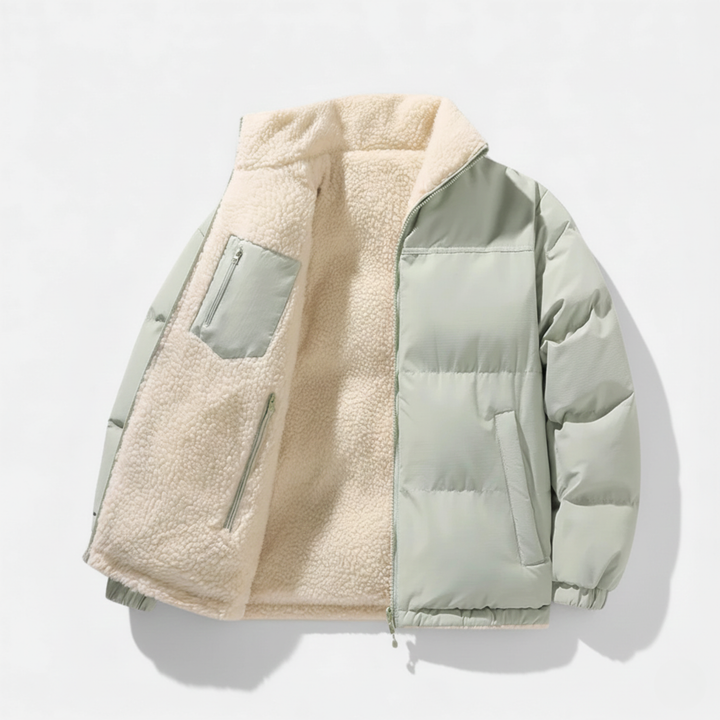 Ethan | Plush-Lined Thick Men's Winter Puffer Jacket