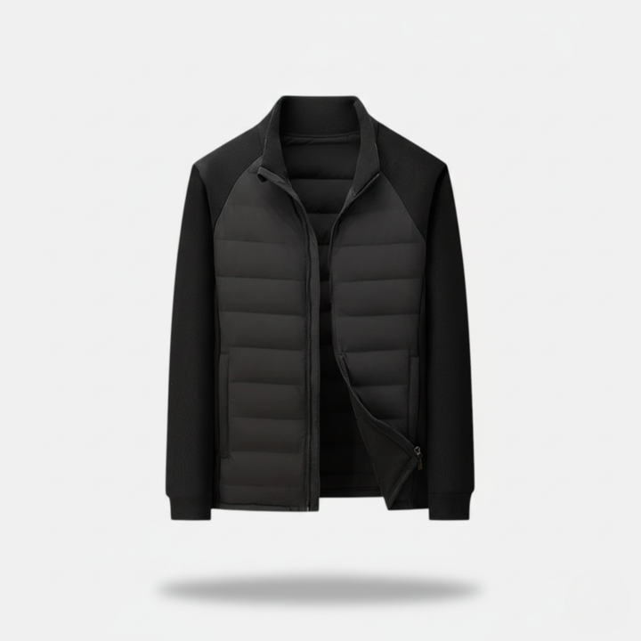 Ethan | Stylish Quilted Men's Winter Jacket with Stand-Up Collar