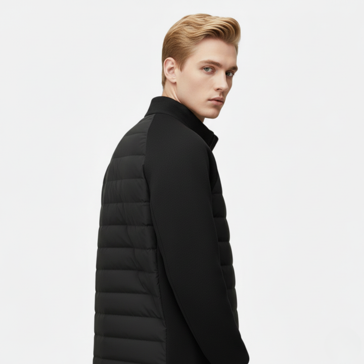 Ethan | Stylish Quilted Men's Winter Jacket with Stand-Up Collar