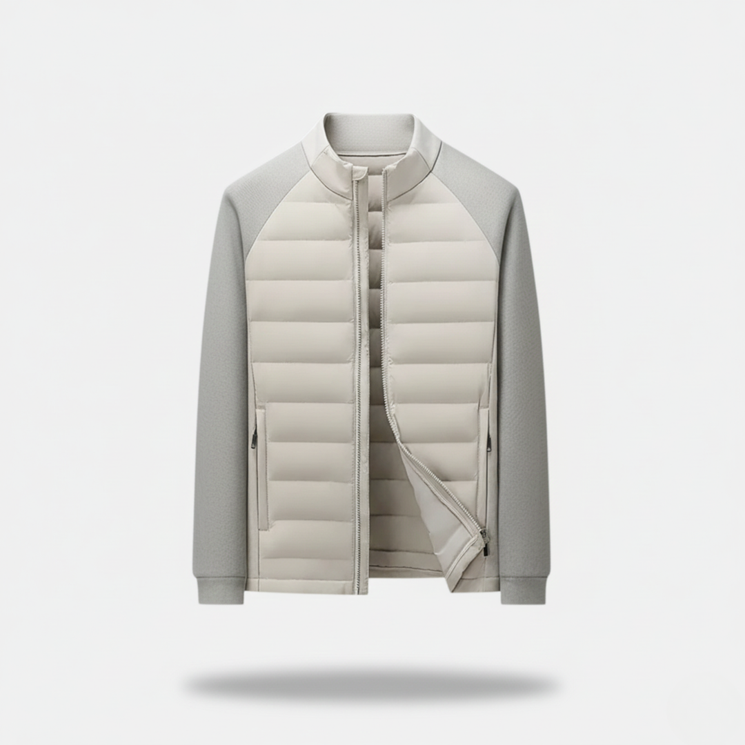 Ethan | Stylish Quilted Men's Winter Jacket with Stand-Up Collar