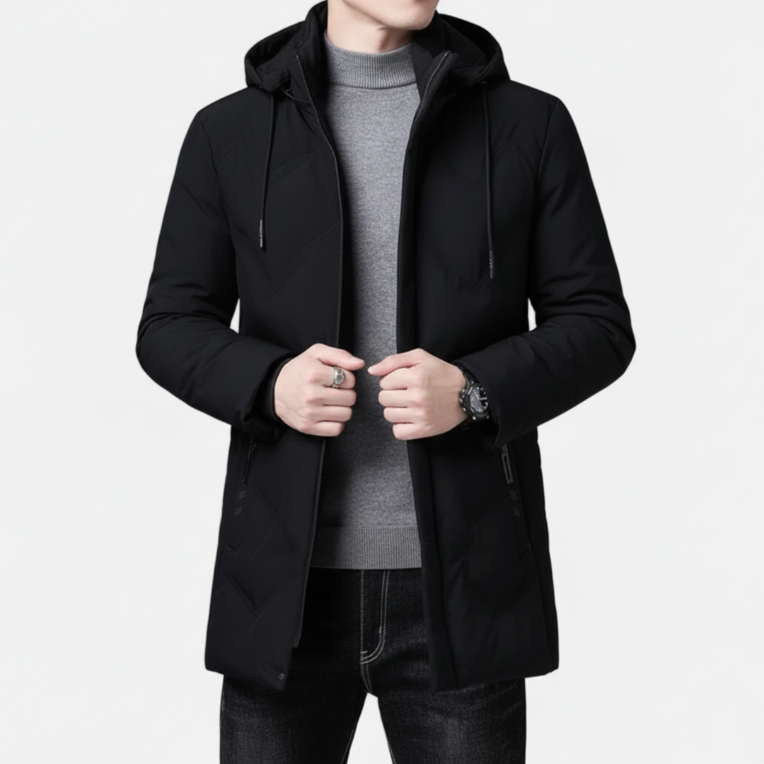 Ethan | Classic Hooded Winter Jacket With Hood