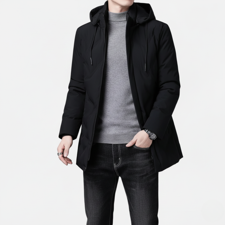 Ethan | Classic Hooded Winter Jacket With Hood