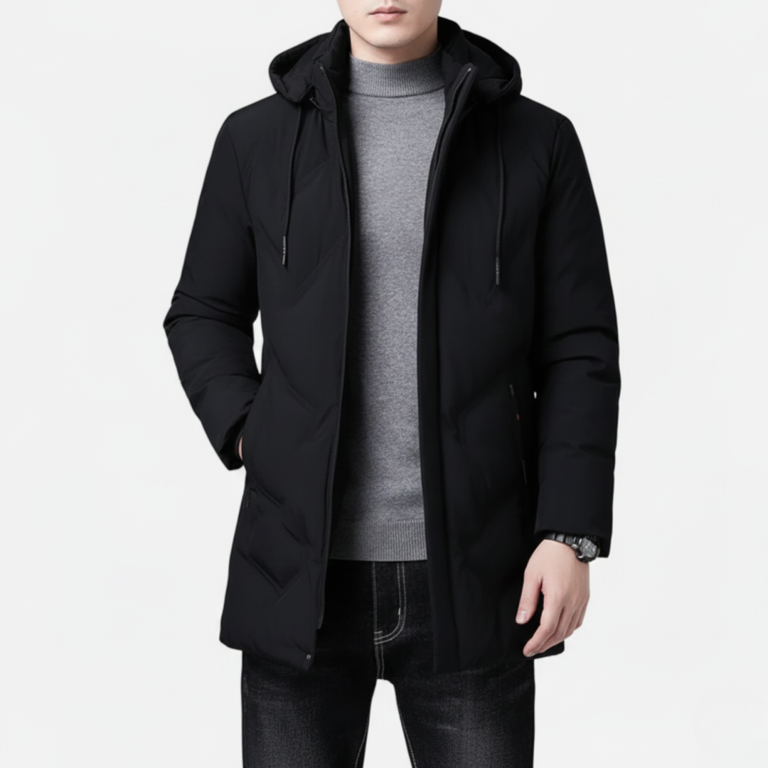 Ethan | Classic Hooded Winter Jacket With Hood