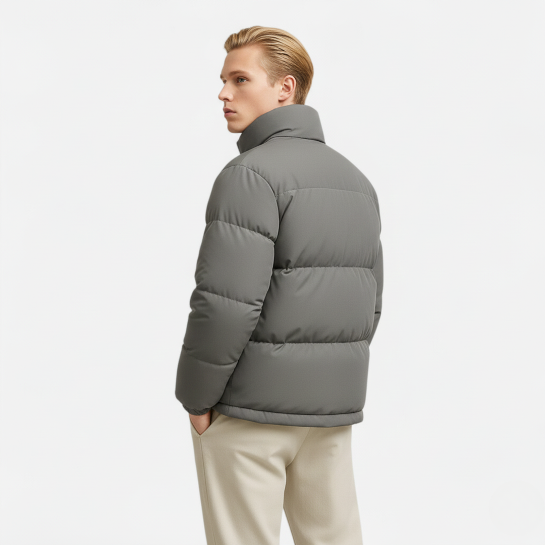 Ethan | Cozy Oversized Black Puffer Jacket