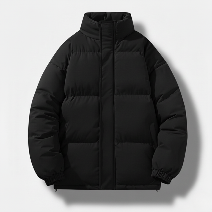 Ethan | Cozy Oversized Black Puffer Jacket