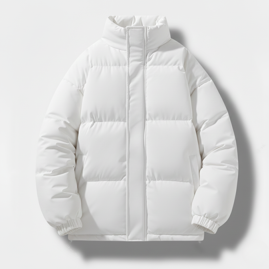 Ethan | Cozy Oversized Black Puffer Jacket