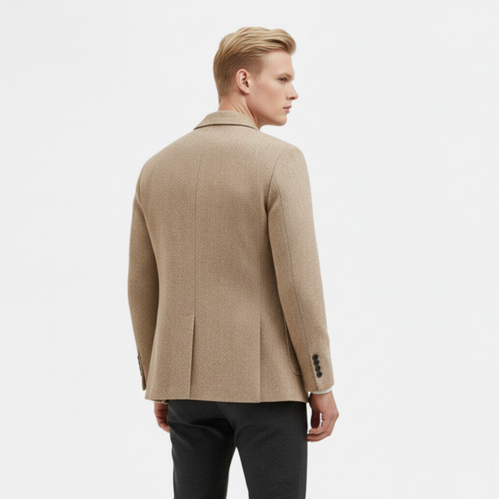 Ethan | Elegant Warm Wool Blend Men's Jacket for Autumn