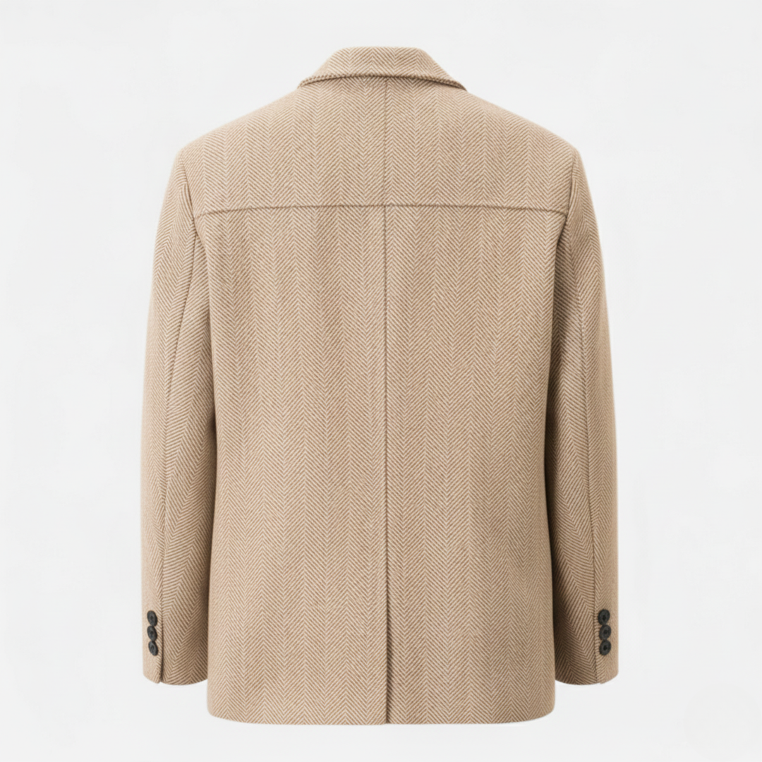 Ethan | Elegant Warm Wool Blend Men's Jacket for Autumn