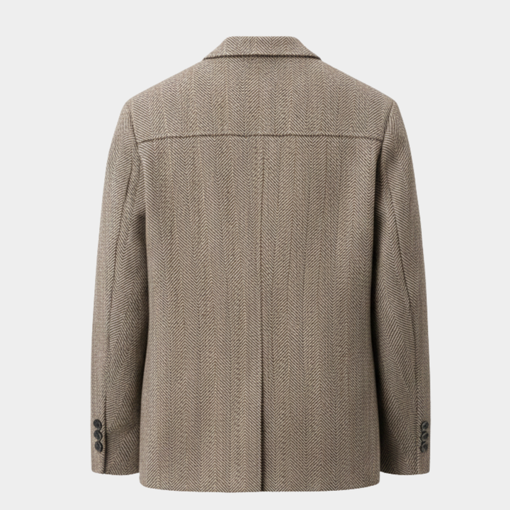 Ethan | Elegant Warm Wool Blend Men's Jacket for Autumn