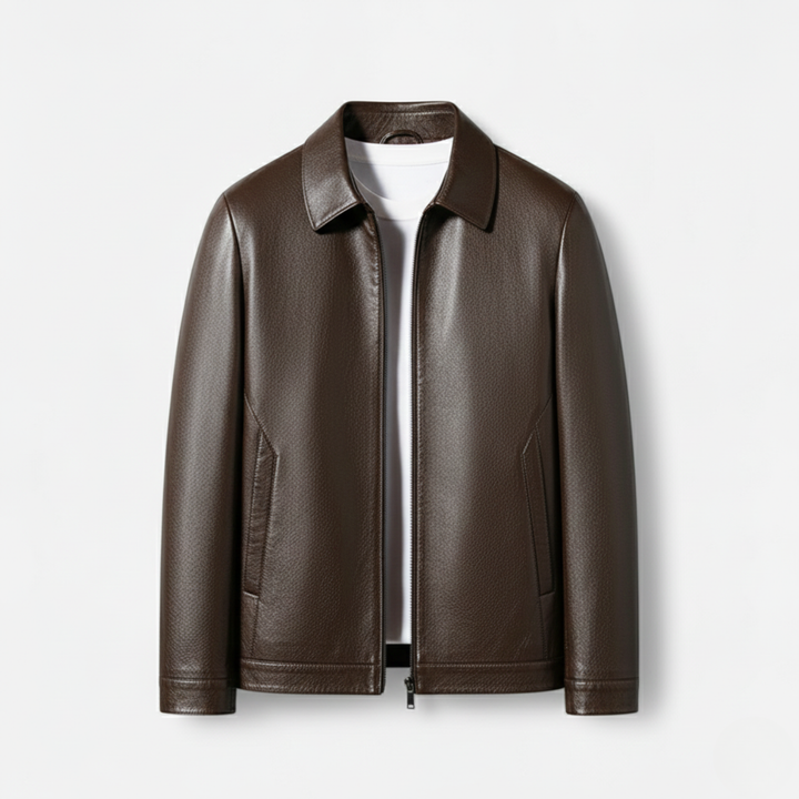 Ethan | Stylish Autumn Faux Leather Jacket for Men