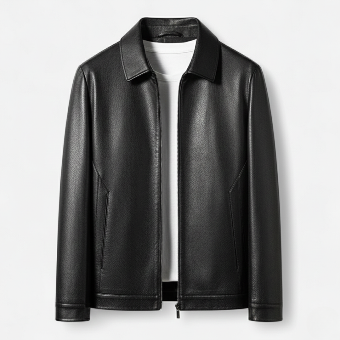 Ethan | Stylish Autumn Faux Leather Jacket for Men