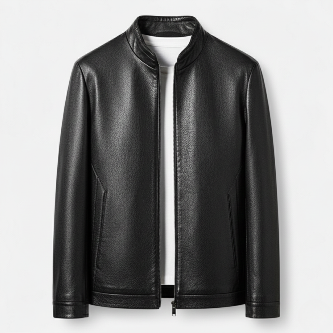 Ethan | Stylish Autumn Faux Leather Jacket for Men