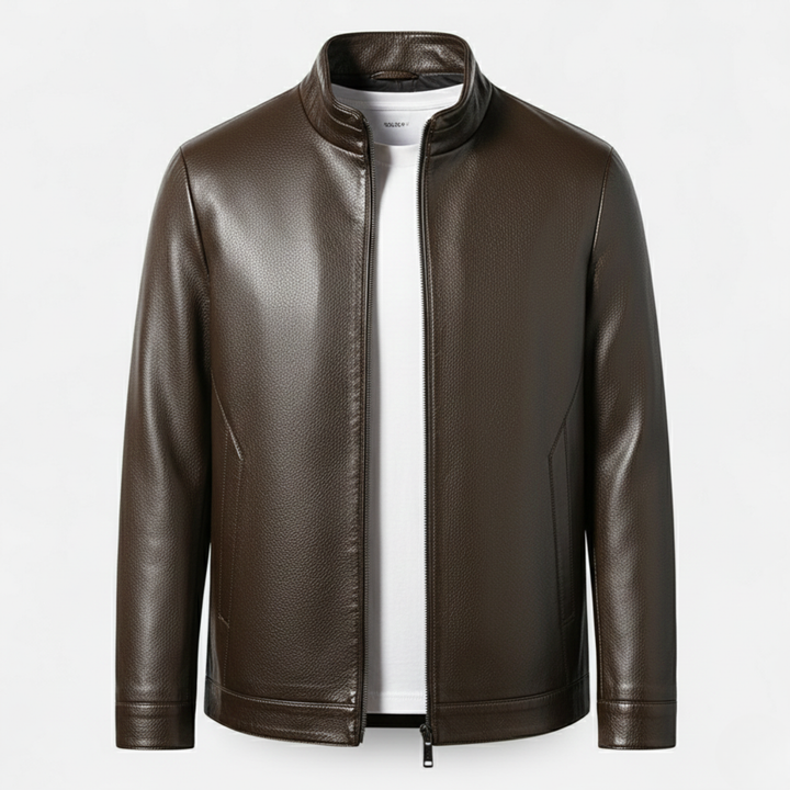 Ethan | Stylish Autumn Faux Leather Jacket for Men