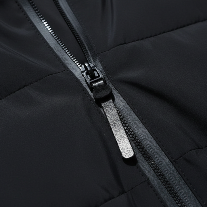 Ethan | Stylish Insulated Black Puffer Jacket for Winter