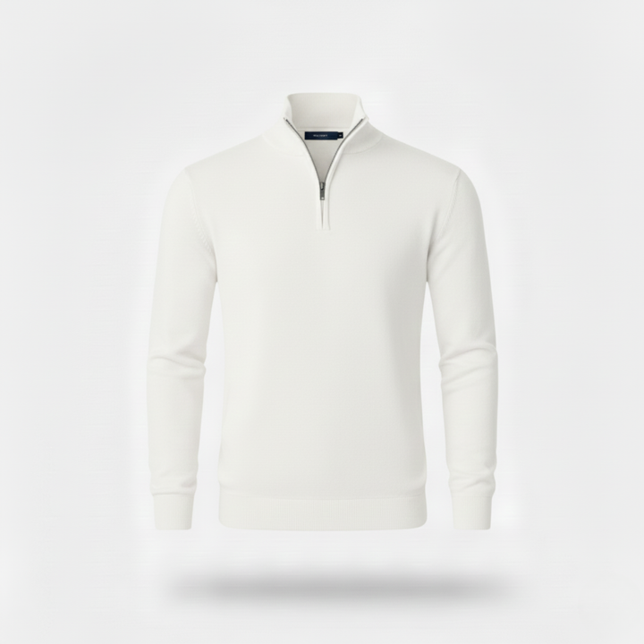 Ethan | Stylish Lightweight Slim-Fit Quarter Zip Men's Sweater