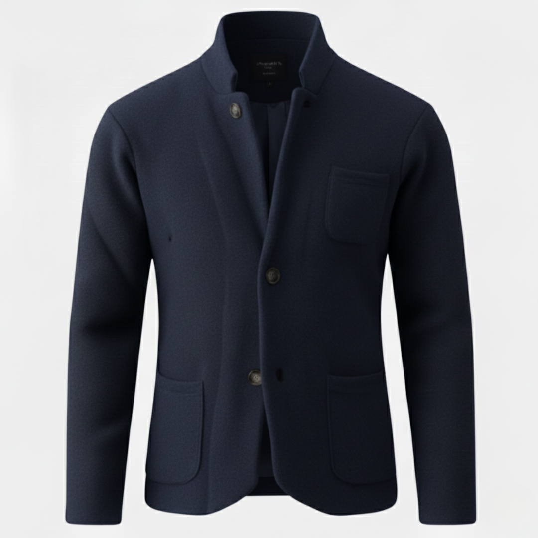 Ethan | Vintage Elegant Autumn Men's Jacket with Stand-Collar Design