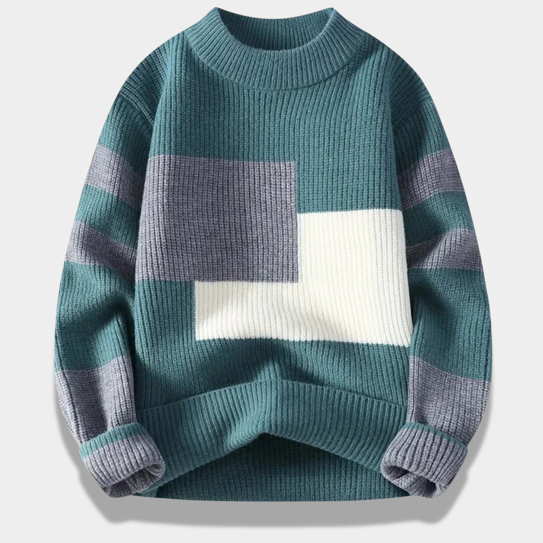 Mason | Elegant Loose-Fit Cabled Sweater