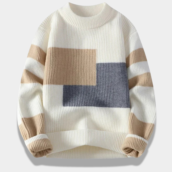 Mason | Elegant Loose-Fit Cabled Sweater