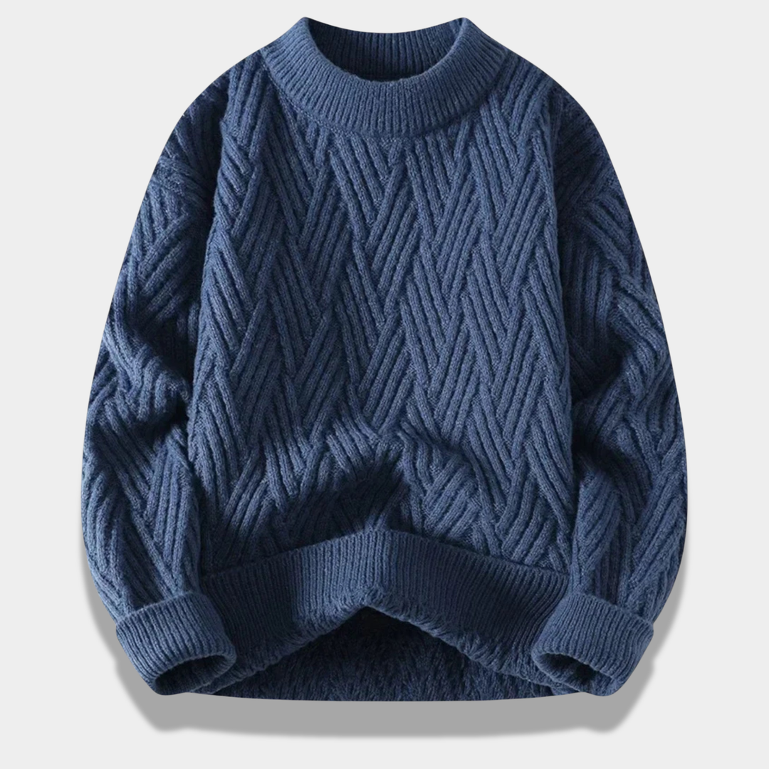 Mason | Elegant Loose-Fit Cabled Sweater