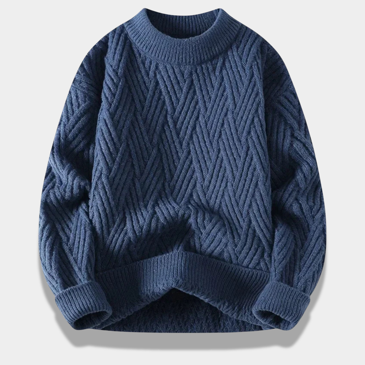 Mason | Elegant Loose-Fit Cabled Sweater