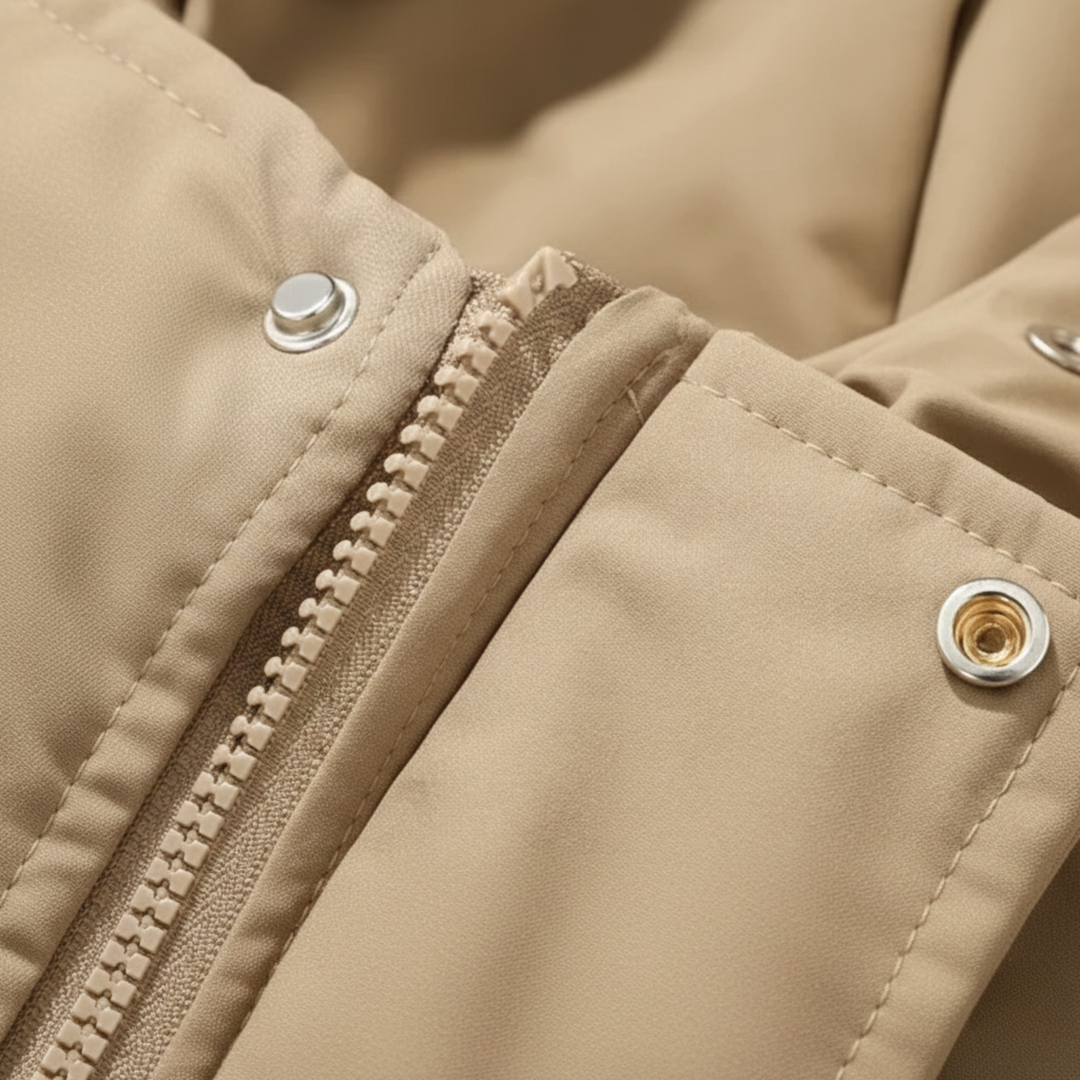 Miles | Stylish Black Hooded Puffer Jacket