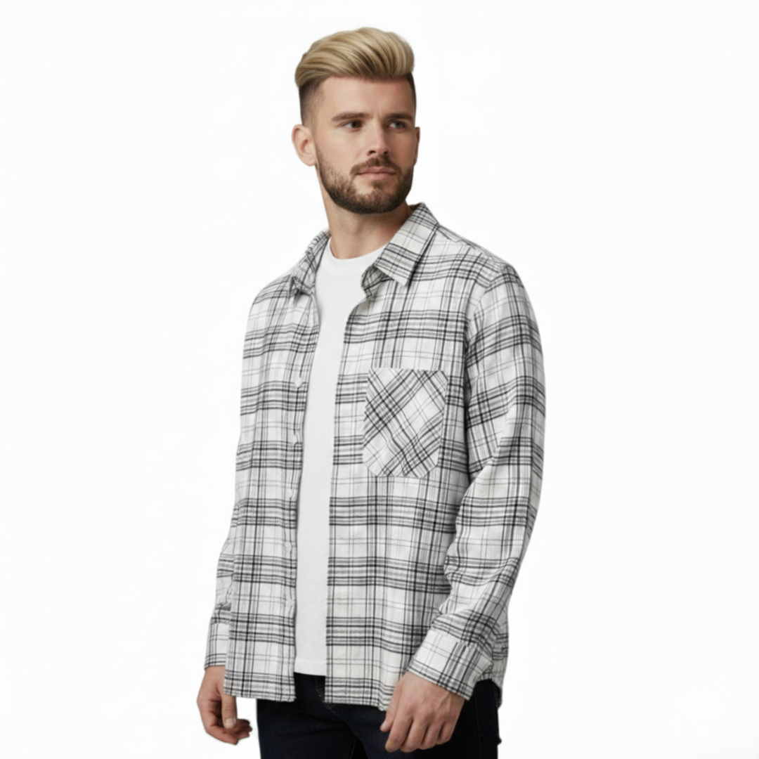 Noah | Stylish Loose-Fit Mens Flannel Shirt
