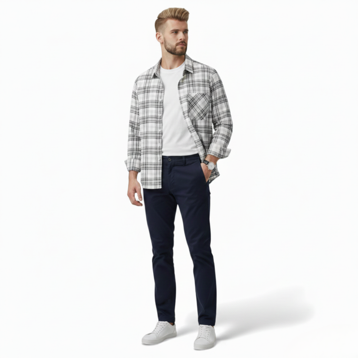 Noah | Stylish Loose-Fit Mens Flannel Shirt