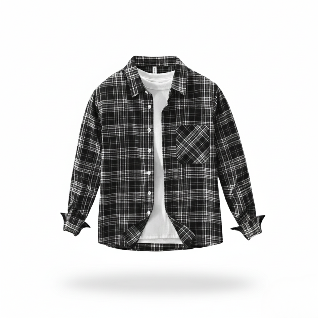 Noah | Stylish Loose-Fit Mens Flannel Shirt