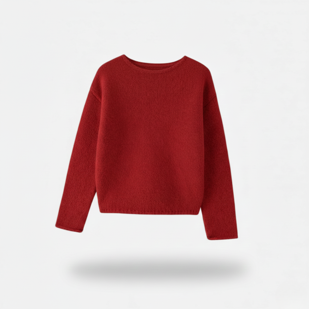 Sophie | Elegant Off-Shoulder Knit Winter Sweater