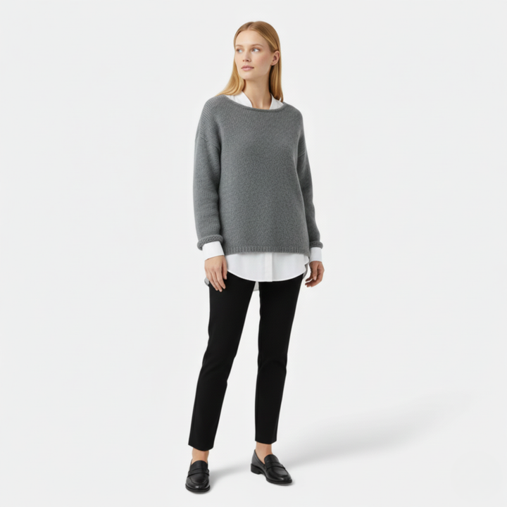 Sophie | Elegant Off-Shoulder Knit Winter Sweater